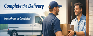 Частно лице потвърждава завършването на доставката след приключване на транспорта в ExusTrans